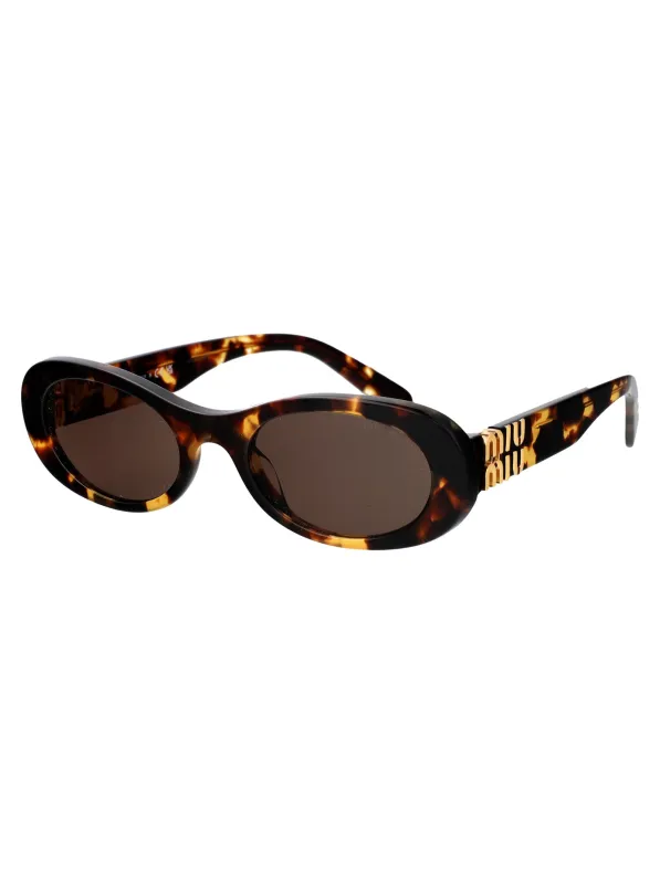 0MU 06ZS OVAL Sunglasses made by Miu Miu