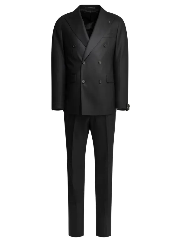 Vesuvio Suits Black made by Tagliatore