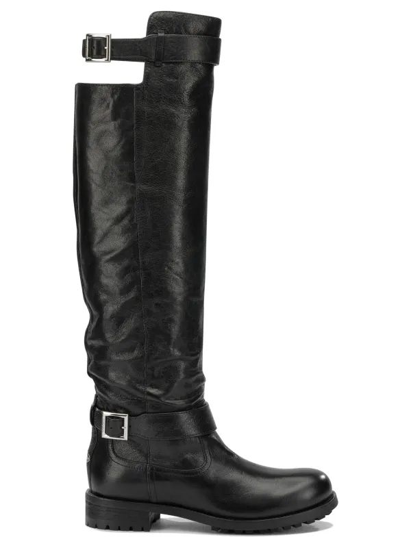 Biker Boots And Ankle Boots Black made by Jimmy Choo