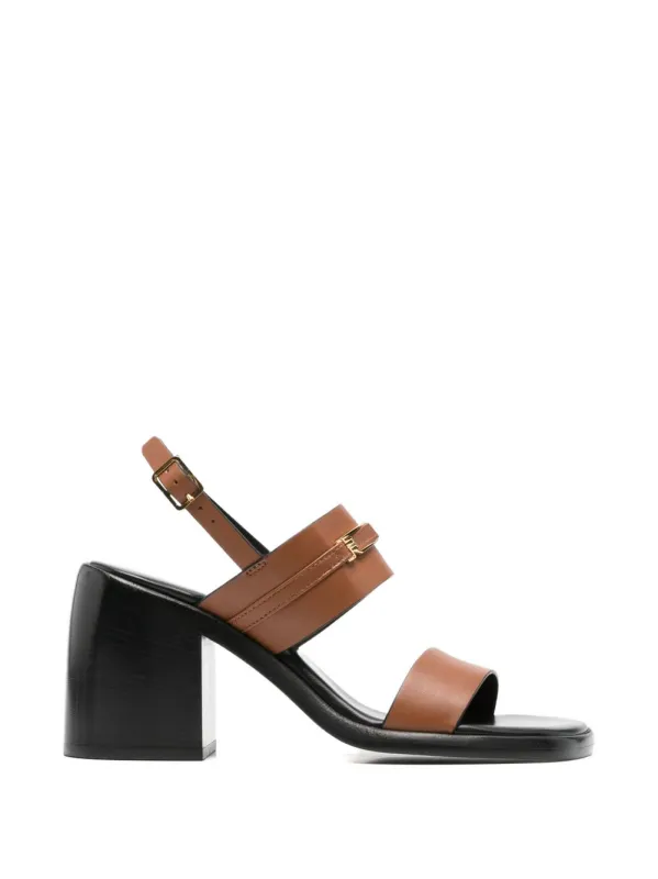 Leather Heel Sandals made by Sergio Rossi