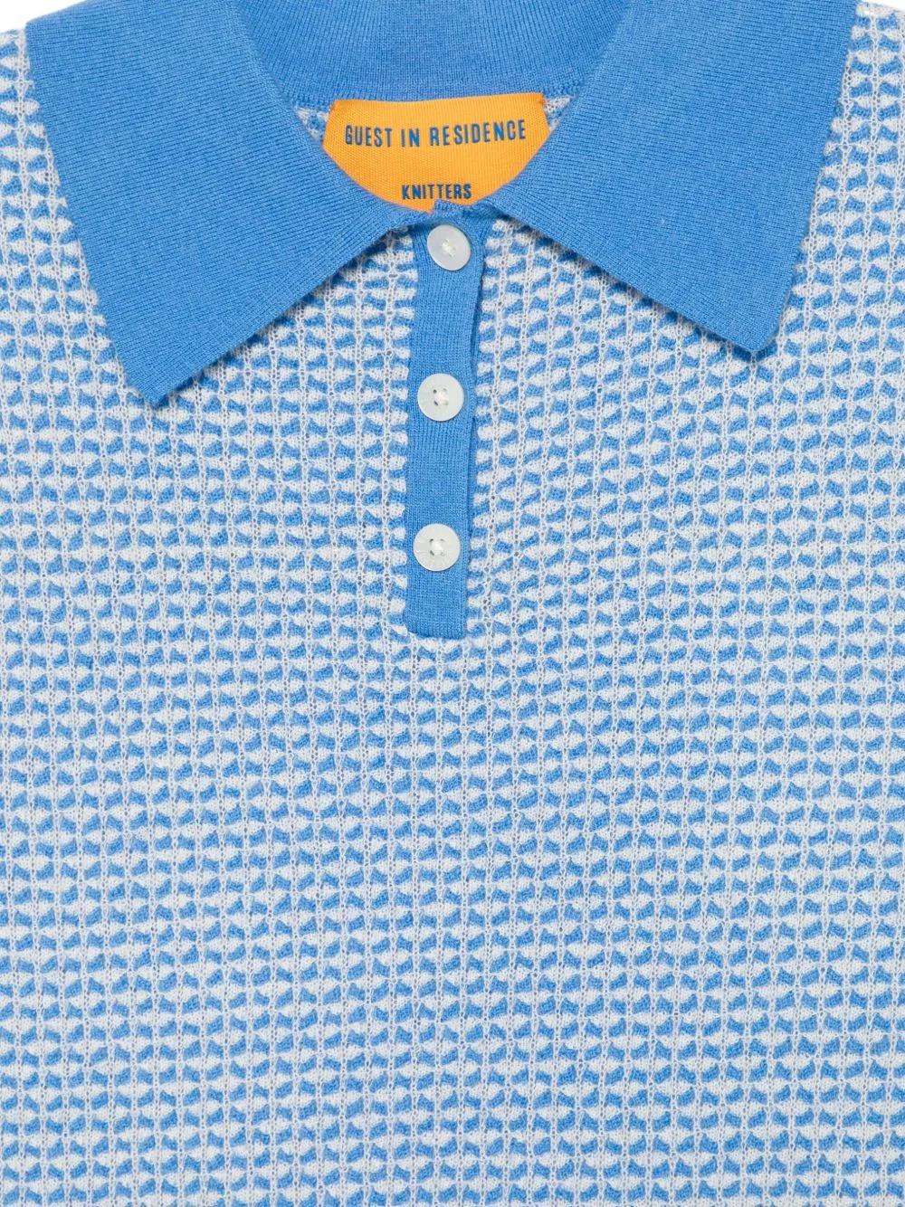 Pique Cashmere Polo Shirt sold by Wanan Luxury product image thumbnail 3