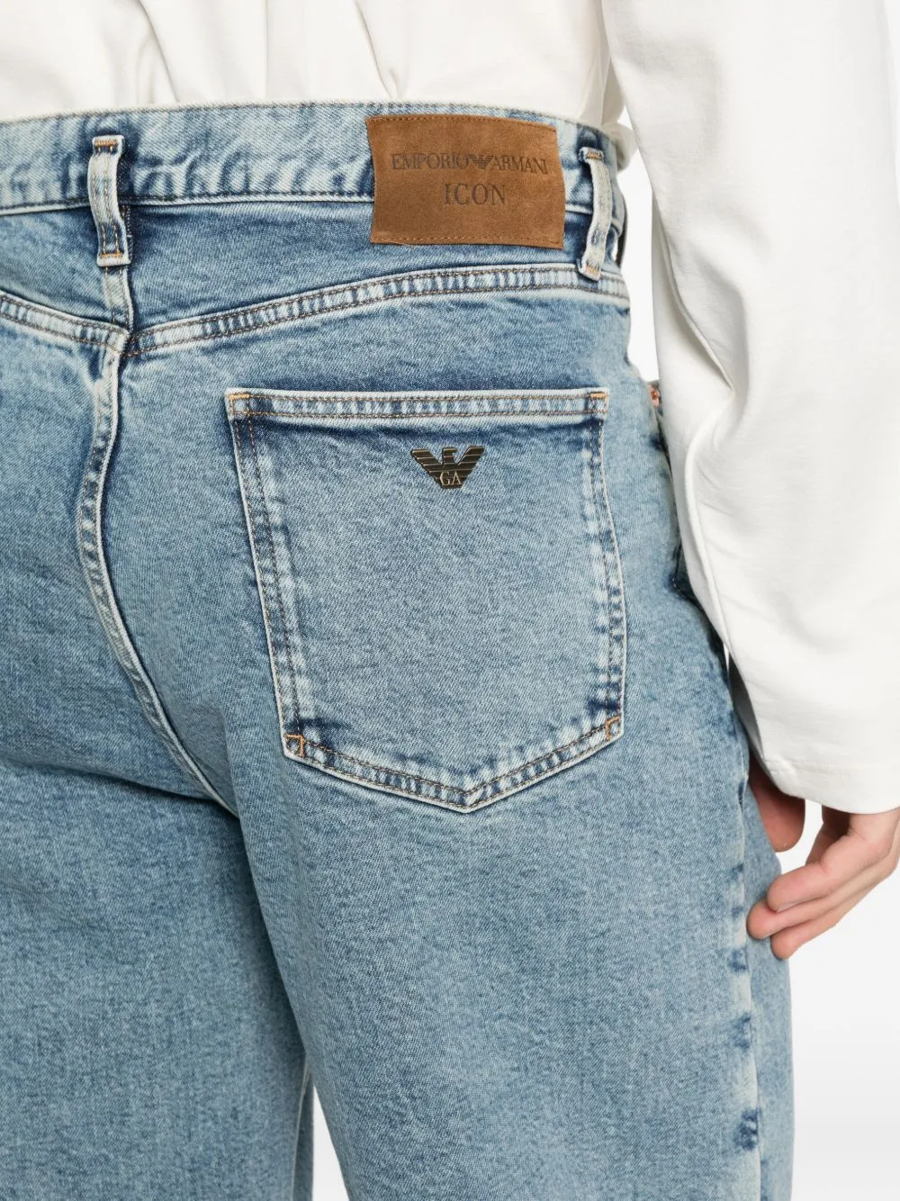 Denim Cotton Jeans sold by Wanan Luxury product image thumbnail 4