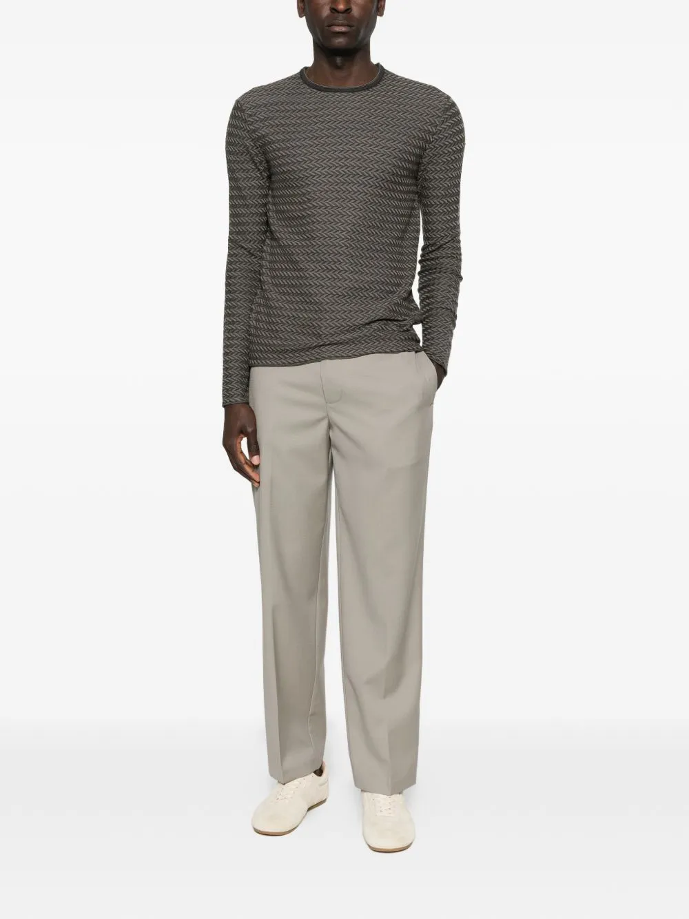 Wool Crewneck Sweater sold by Wanan Luxury product image thumbnail 3