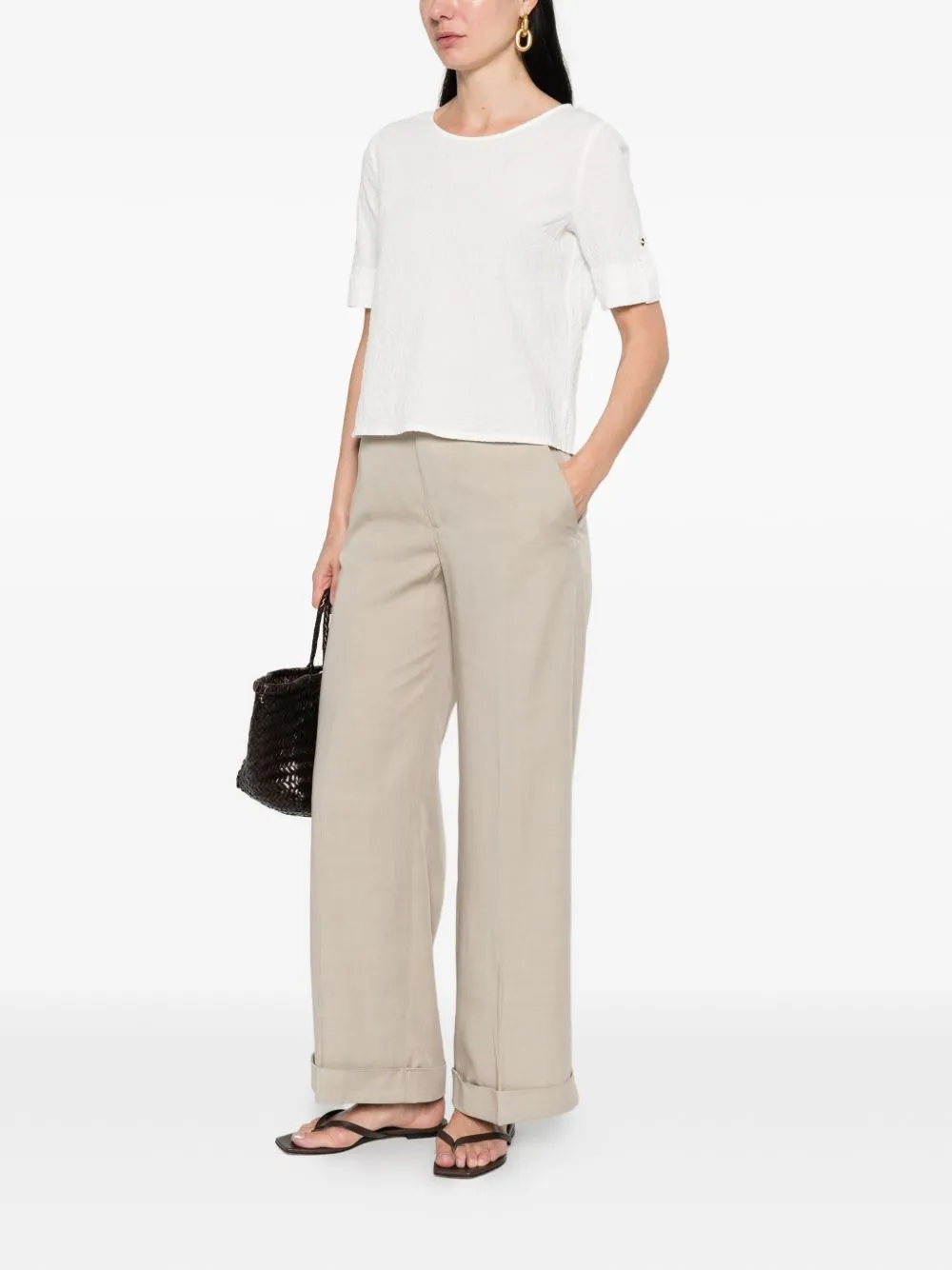 Wide-Leg Trousers sold by Wanan Luxury product image thumbnail 4