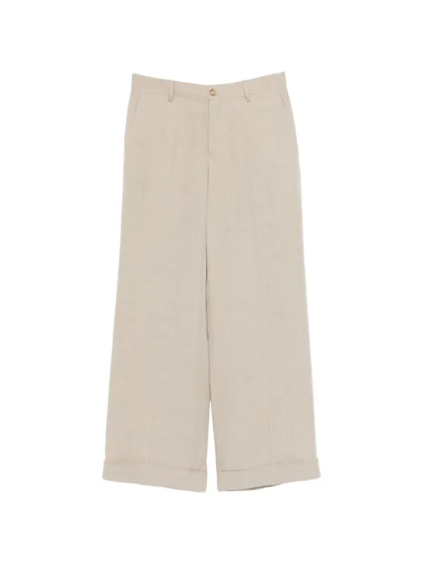Wide-Leg Trousers made by Wanan Luxury