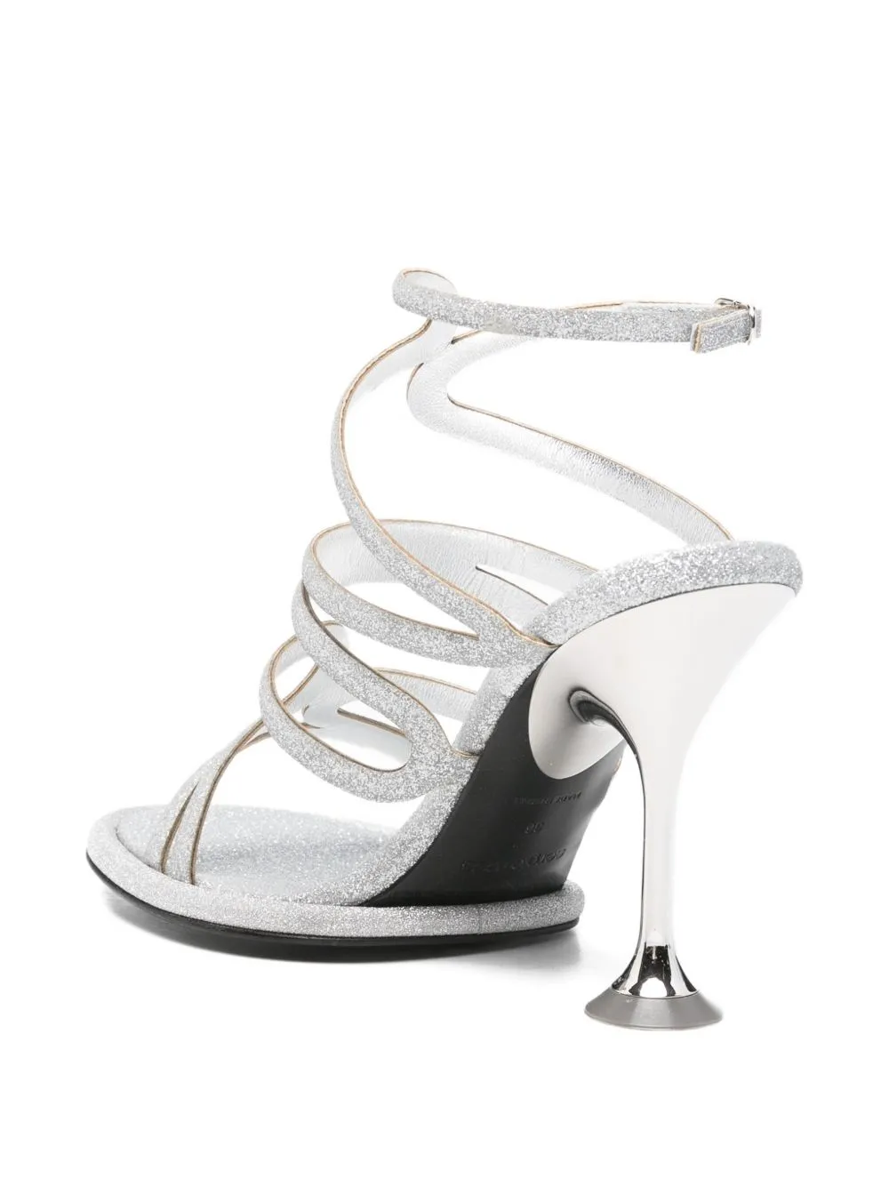 Glittered Heel Sandals sold by Wanan Luxury product image thumbnail 4
