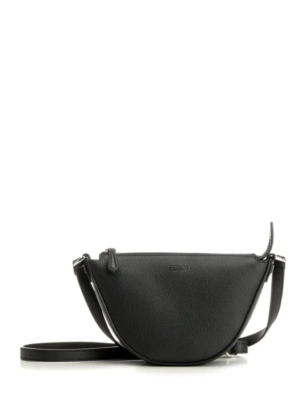 Fendi Melon Mini Shoulder Bag Crossbody Bags Black made by Fendi