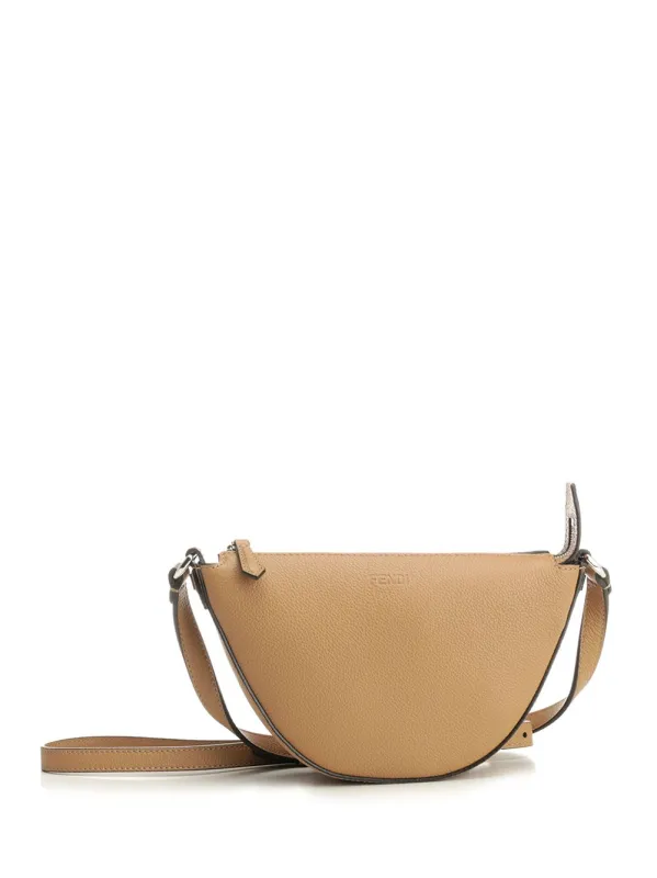 Fendi Melon Mini Shoulder Bag Crossbody Bags Beige made by Fendi