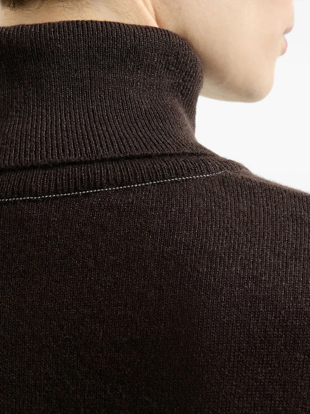 Cashmere High-Neck Sweater With Embellishment sold by Wanan Luxury product image thumbnail 5