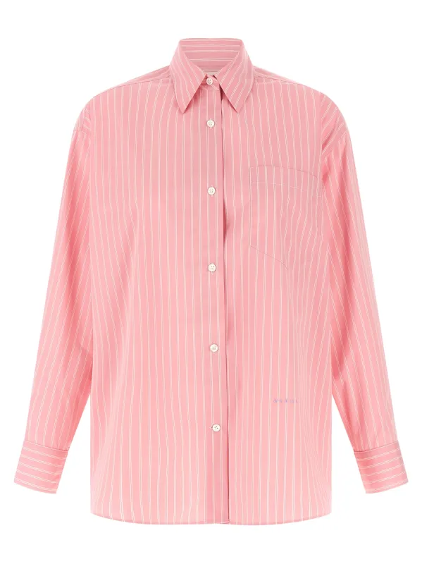 Striped Shirt Shirt And Blouse Pink made by Marni