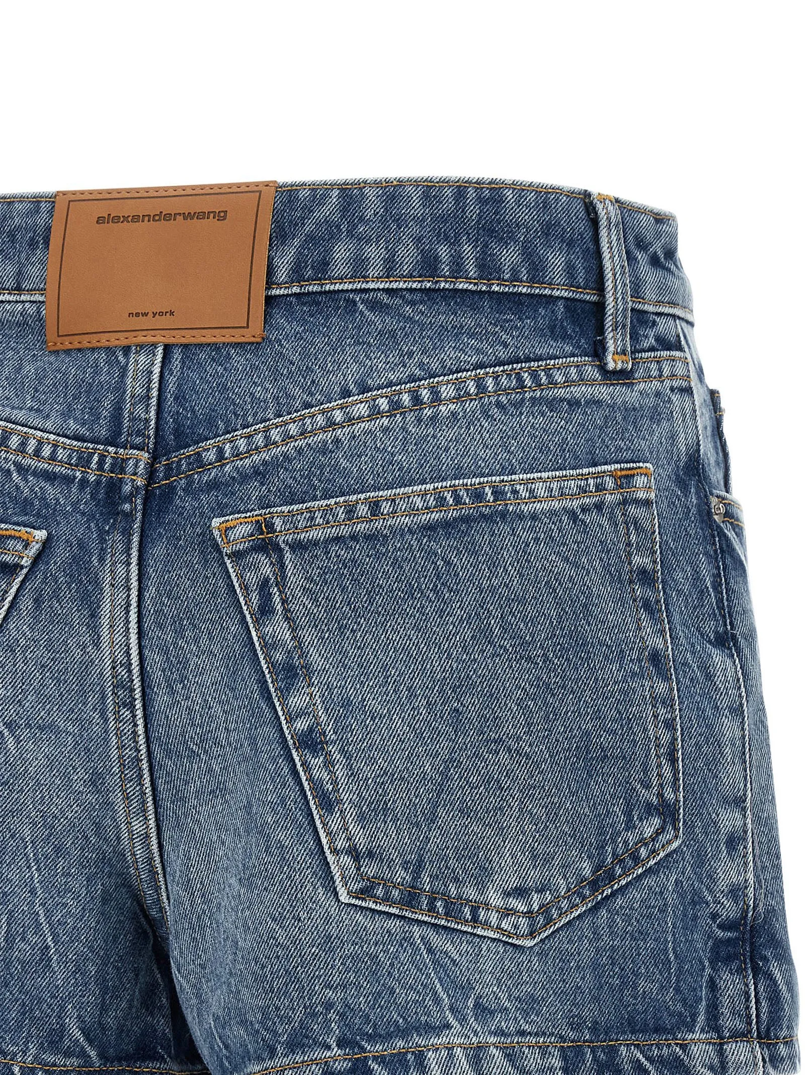 Denim Skort Bermuda And Short Light Blue sold by Wanan Luxury product image thumbnail 4