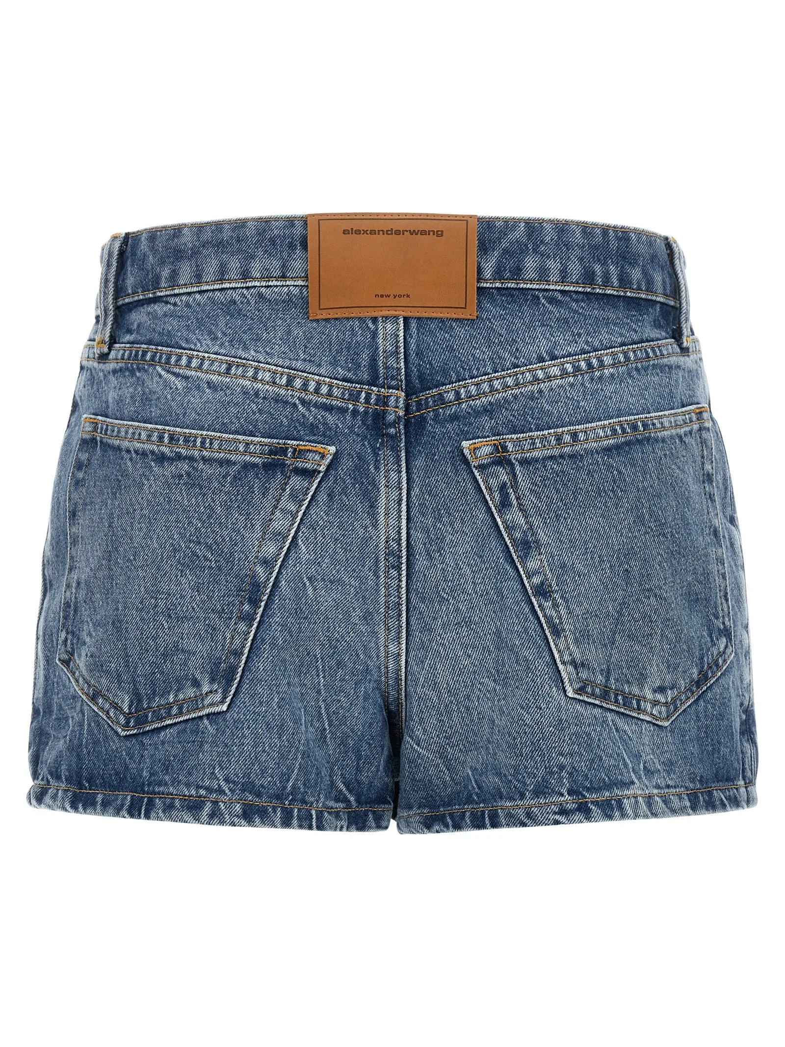 Denim Skort Bermuda And Short Light Blue sold by Wanan Luxury product image thumbnail 2