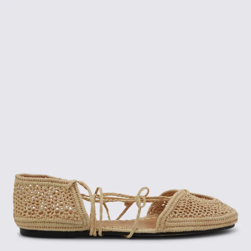 Flat Shoes Natural made by Wanan Luxury