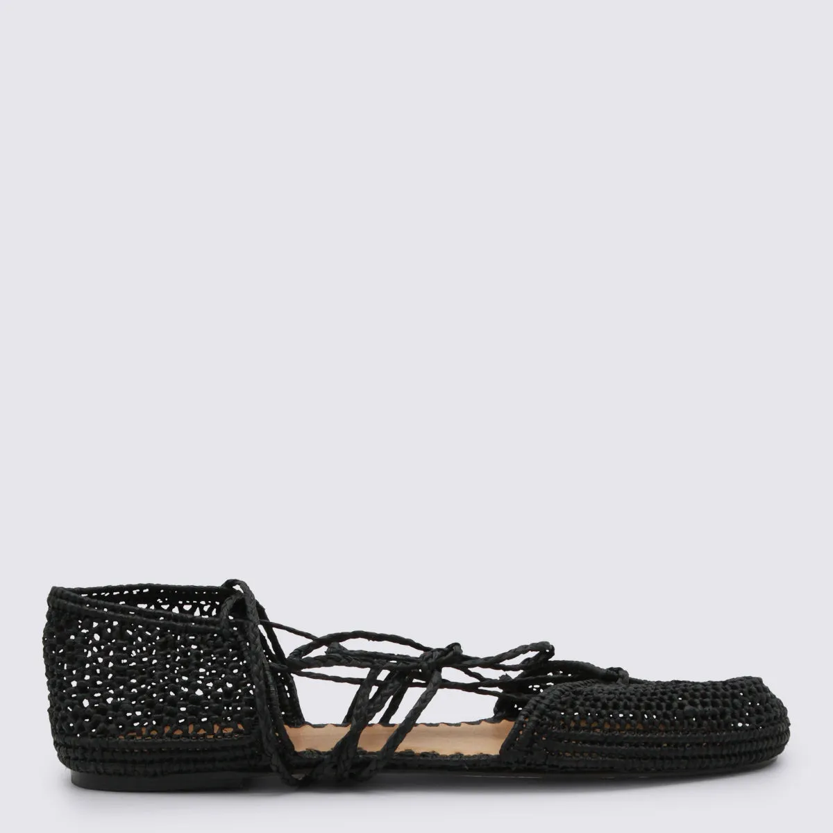 Flat Shoes Black sold by Wanan Luxury