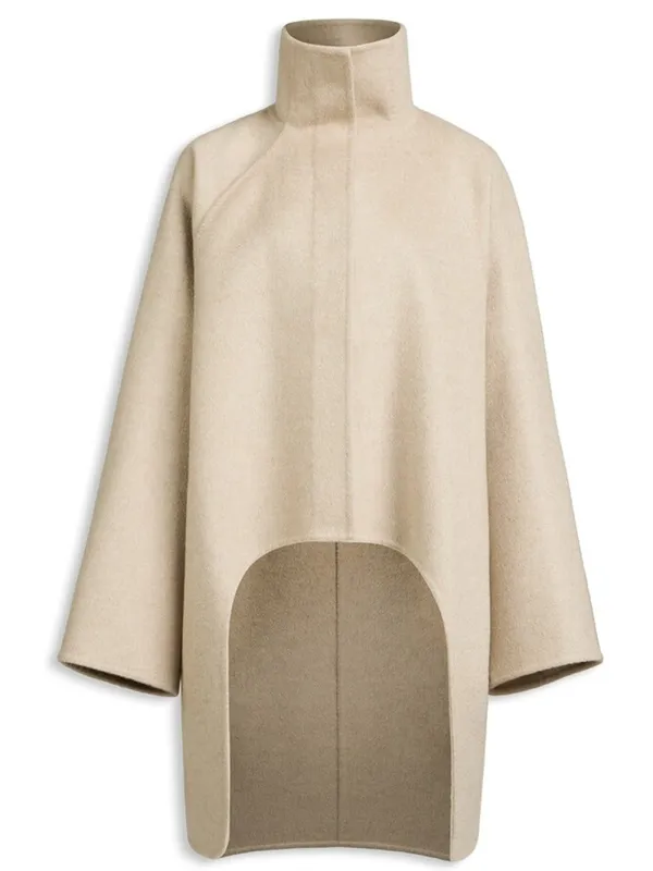 Asymmetric Cashmere Coat made by Alaia