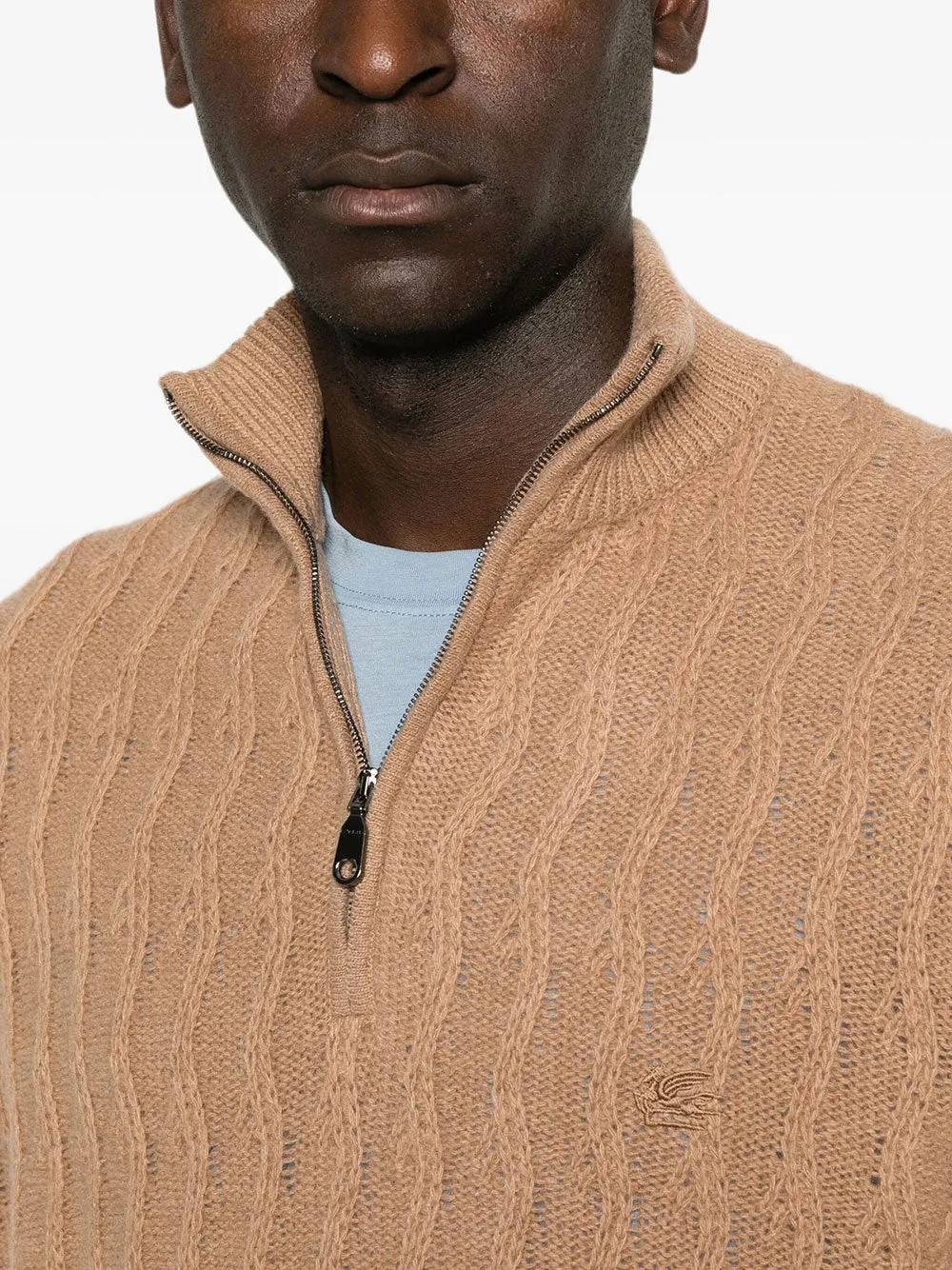 Roma Cashmere Quarter-Zip Jumper sold by Wanan Luxury product image thumbnail 5