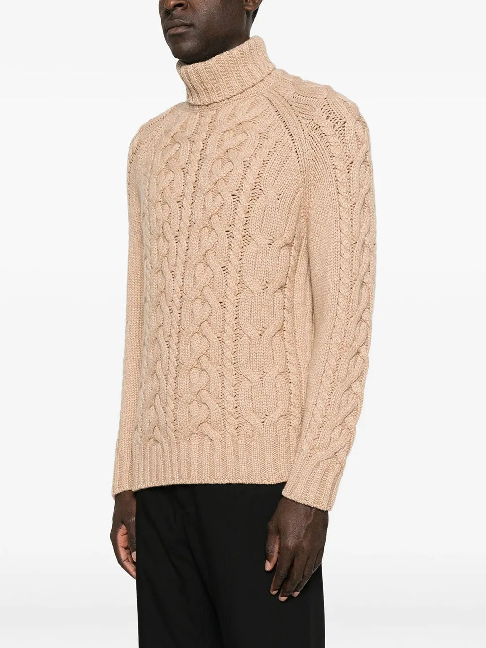 Cable-Knit Roll-Neck Cashmere Sweater sold by Wanan Luxury product image thumbnail 2