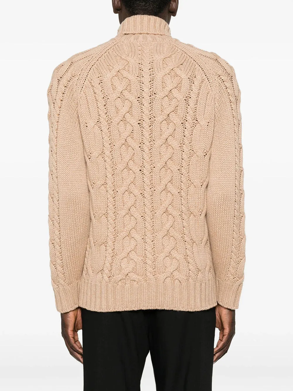 Cable-Knit Roll-Neck Cashmere Sweater sold by Wanan Luxury product image thumbnail 3