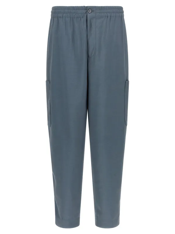 Cargo Joggers Pants Gray made by Kenzo