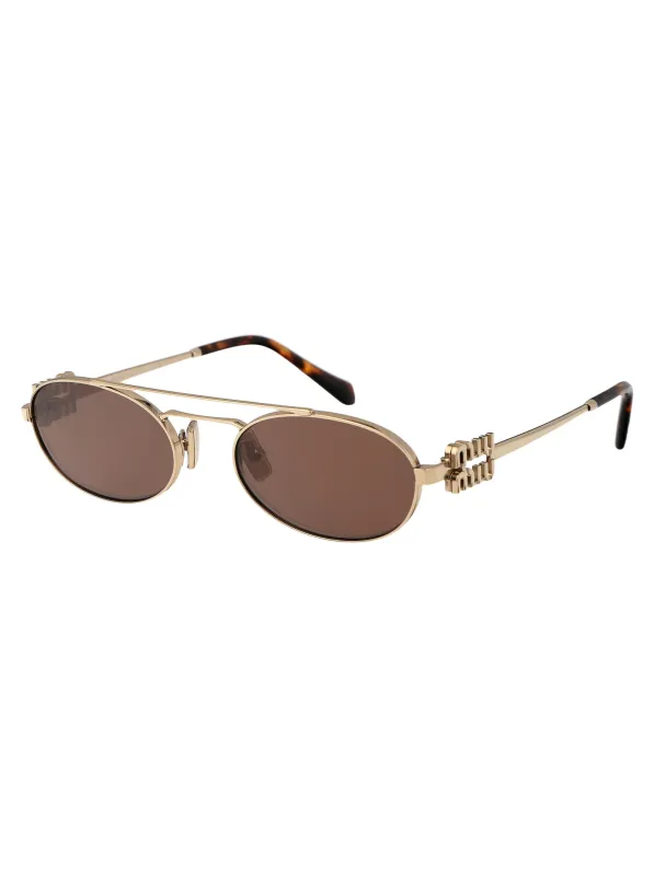0MU 54ZS OVAL Sunglasses made by Miu Miu