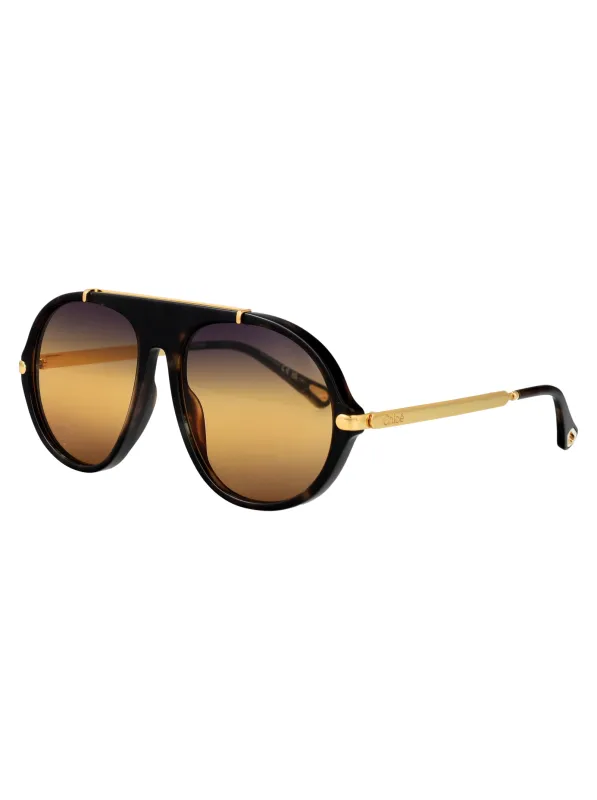 CH0357S Aviator Sunglasses made by Chloe