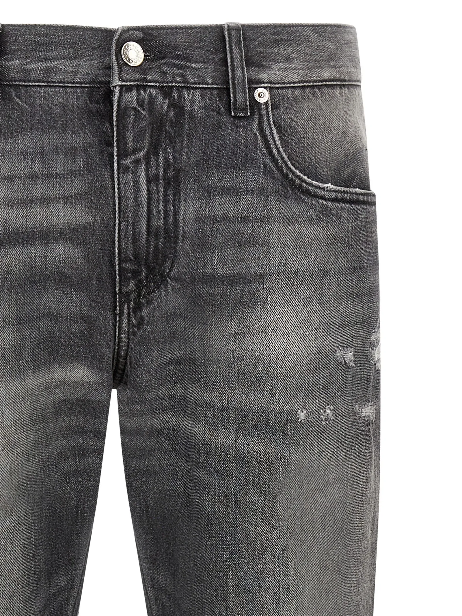 Distressed Jeans Gray sold by Wanan Luxury product image thumbnail 3