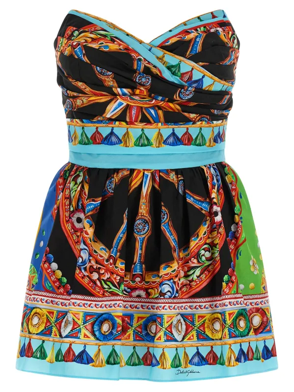 Carretto Dresses Multicolor made by Dolce & Gabanna