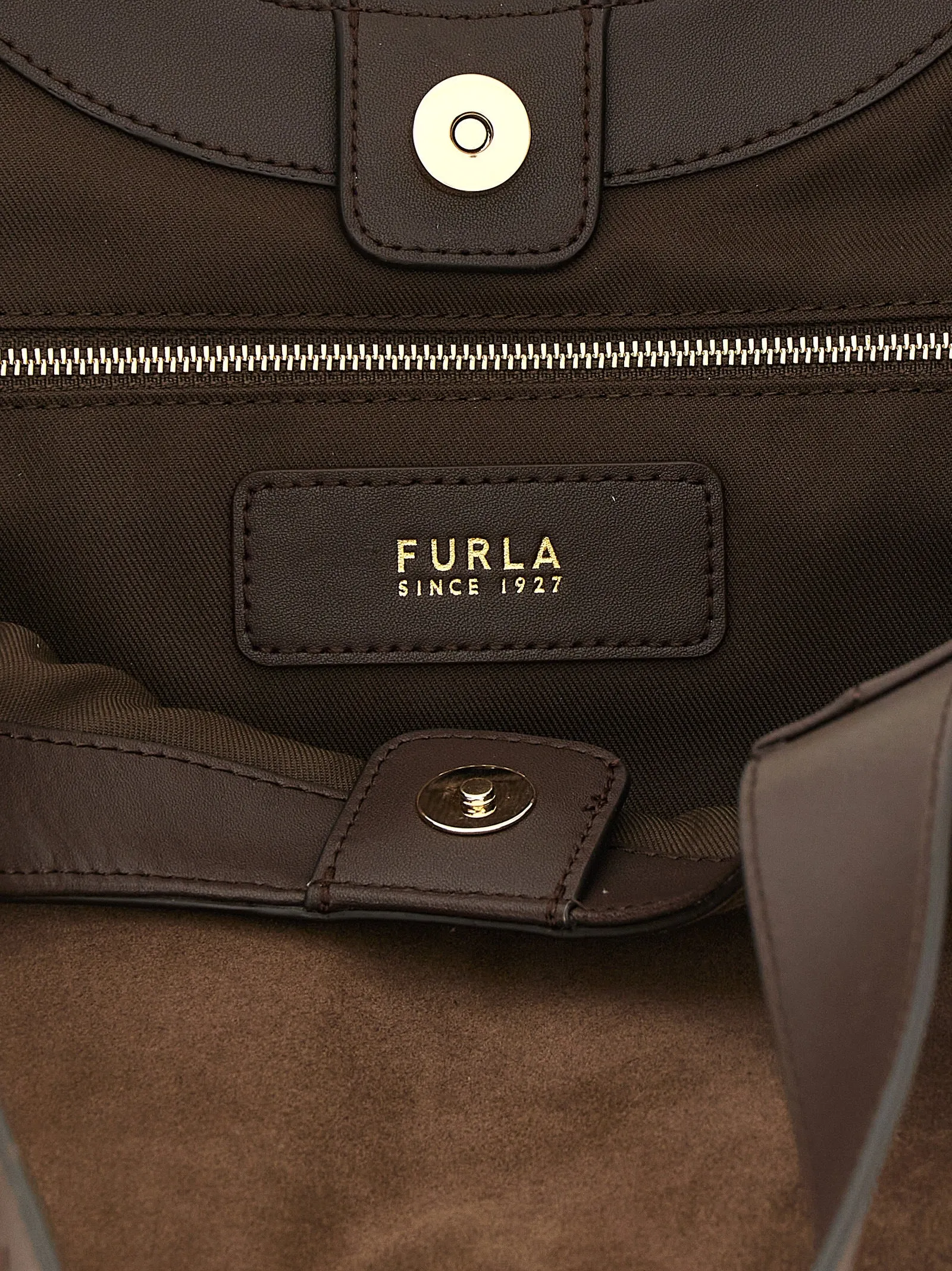 Furla Dora M Tote Bag Brown sold by Wanan Luxury product image thumbnail 4