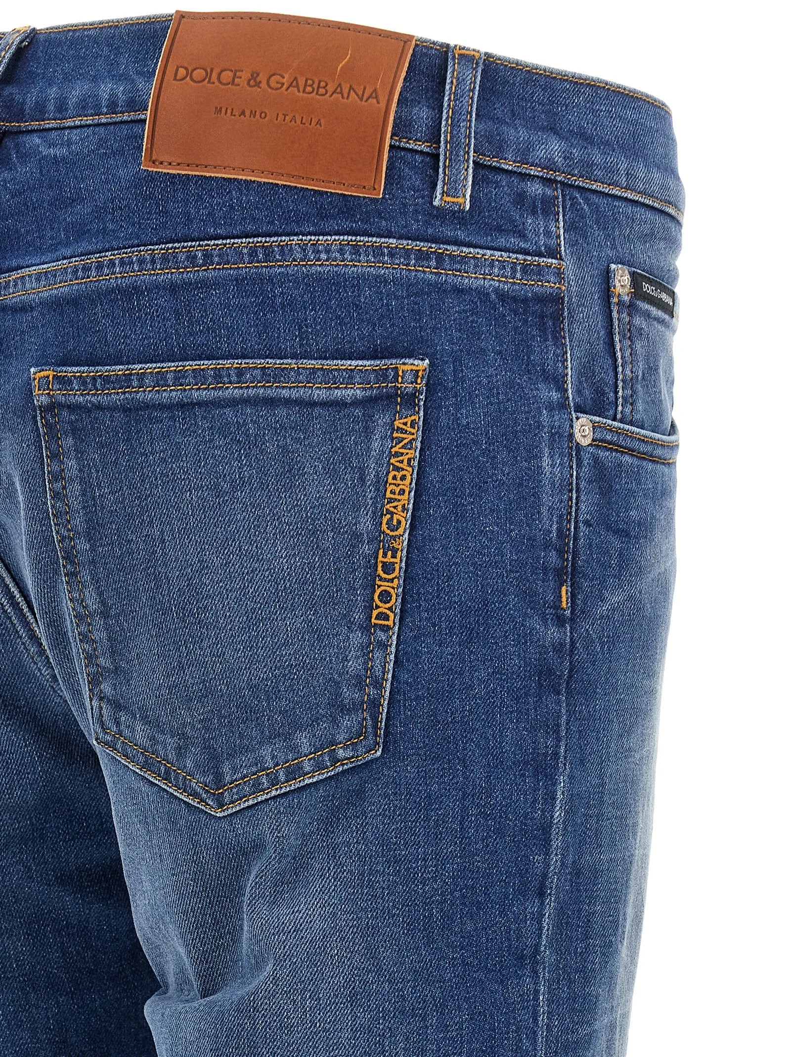 Logo Embroidery Jeans Blue sold by Wanan Luxury product image thumbnail 4