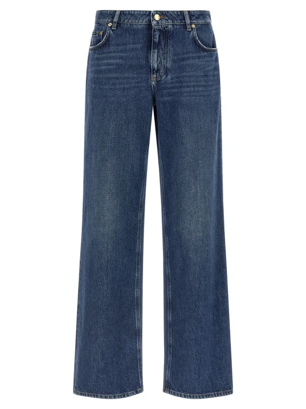 Wide Leg Jeans Blue made by Dolce & Gabanna