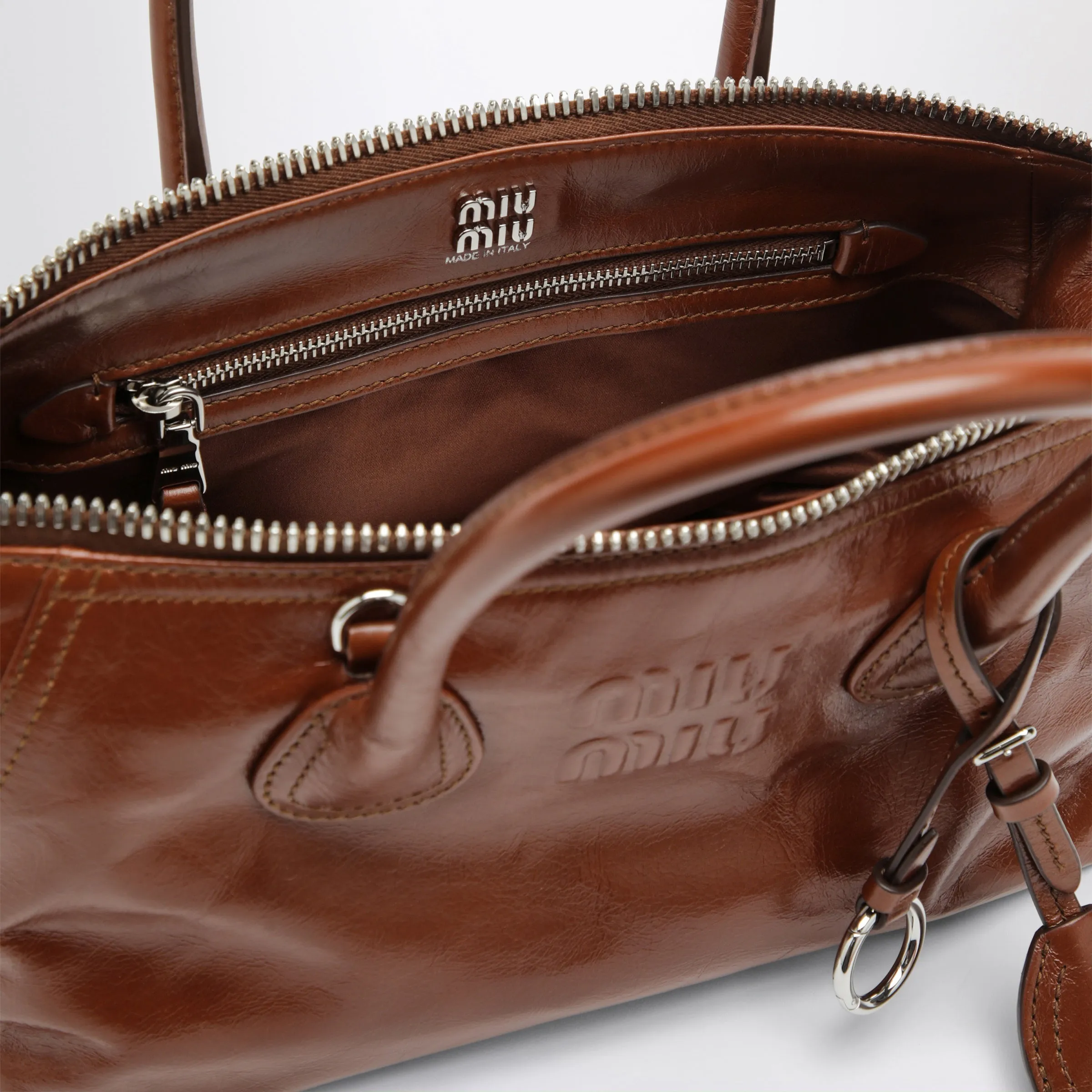 Palissandro Brown Leather Bag sold by Wanan Luxury product image thumbnail 3