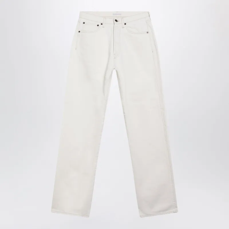 White Denim Jeans made by Prada