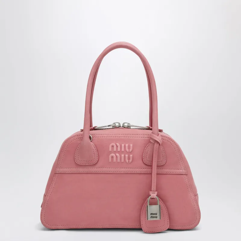 Begonia Pink Vivant Small Nappa Leather Bag made by Miu Miu
