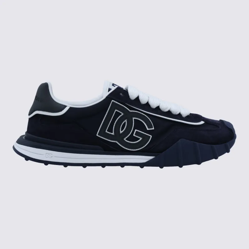 Sneakers Blu E Verdi made by Dolce & Gabanna