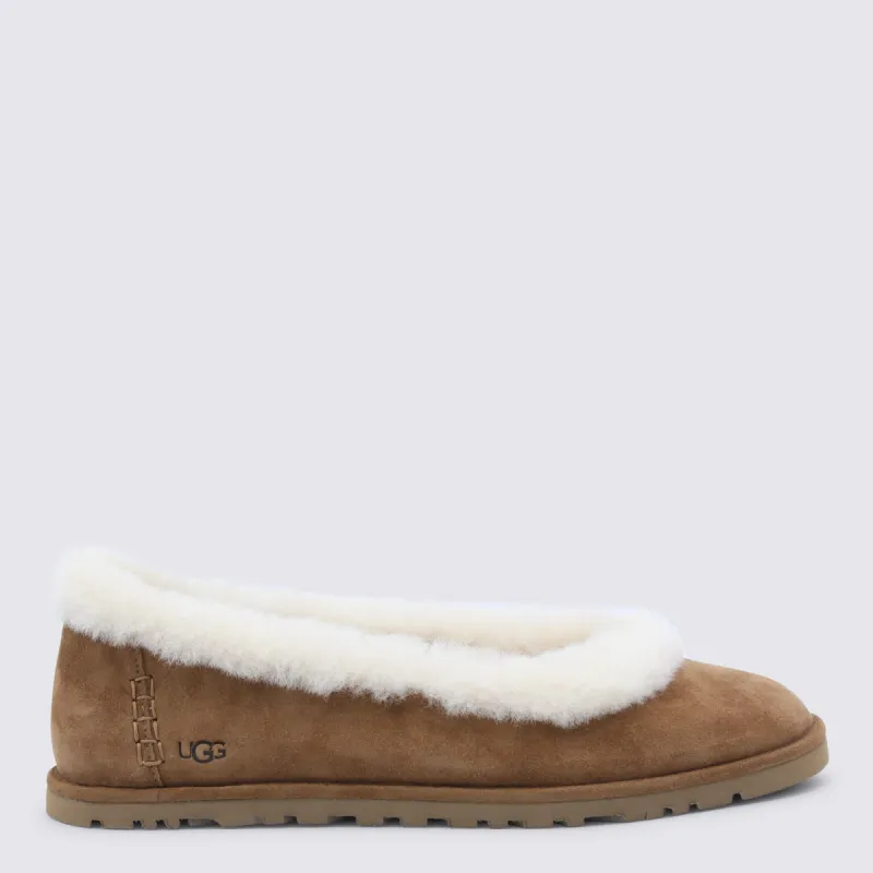 Flat Shoes Chestnut made by UGG