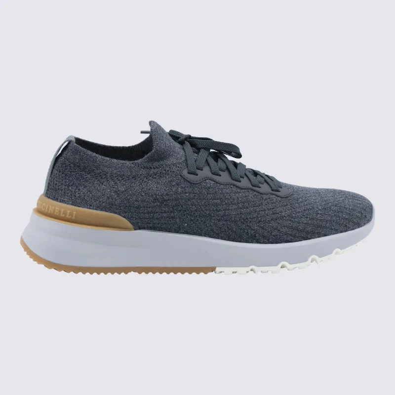 Sneakers Dark Grey made by Brunello Cucinelli