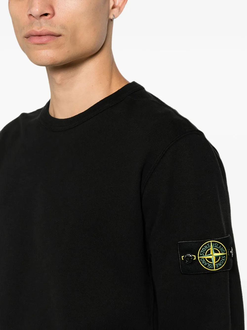 Crew Neck Cotton Jersey Sweatshirt sold by Wanan Luxury product image thumbnail 3