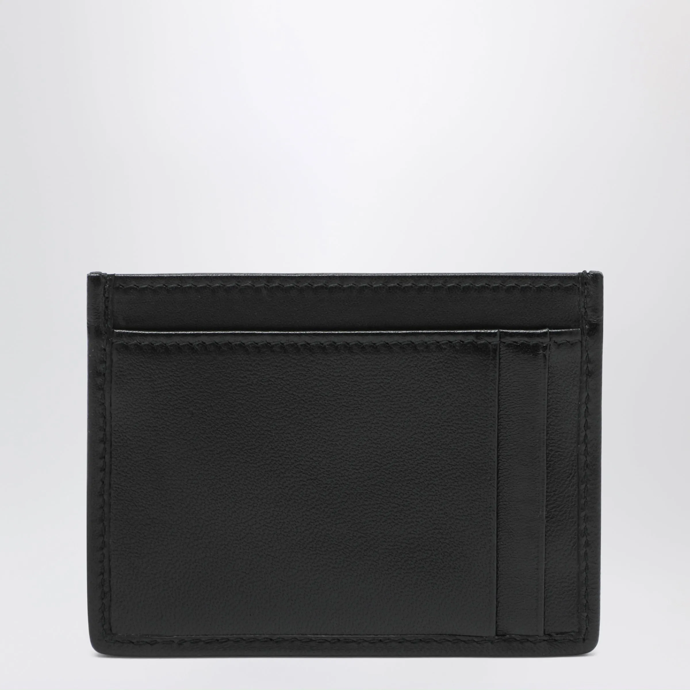 Black Matelassé Leather Cardholder sold by Wanan Luxury product image thumbnail 2