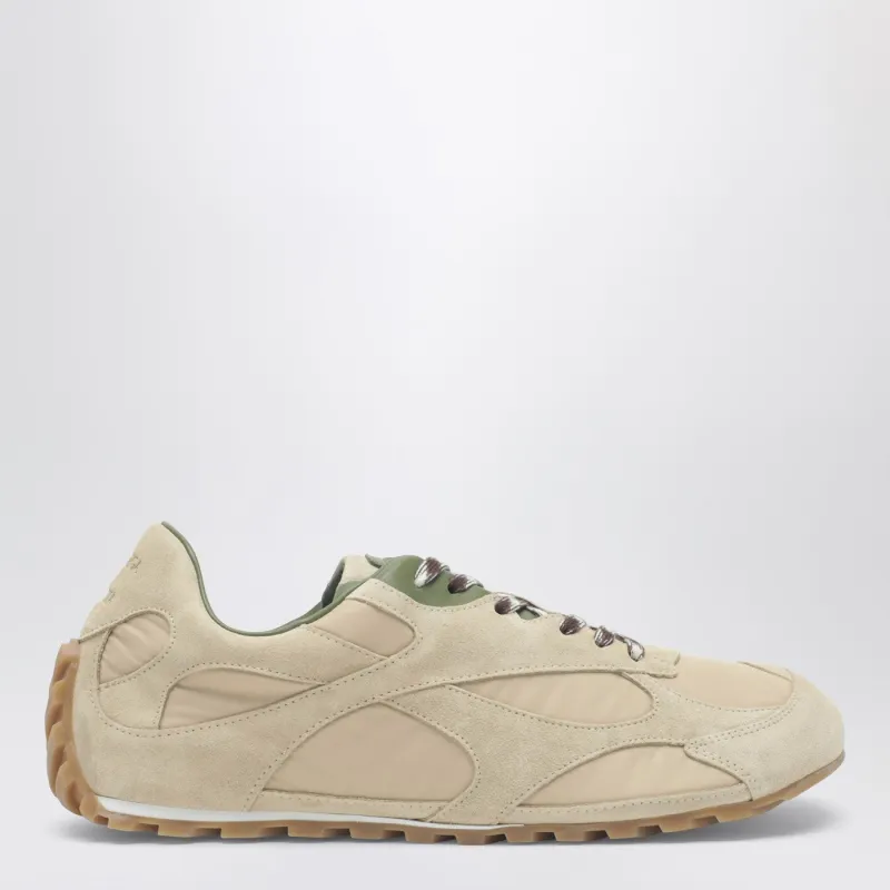Orbit Flash Tufo/Matcha Sneakers In Suede And Nylon made by Bottega Veneta