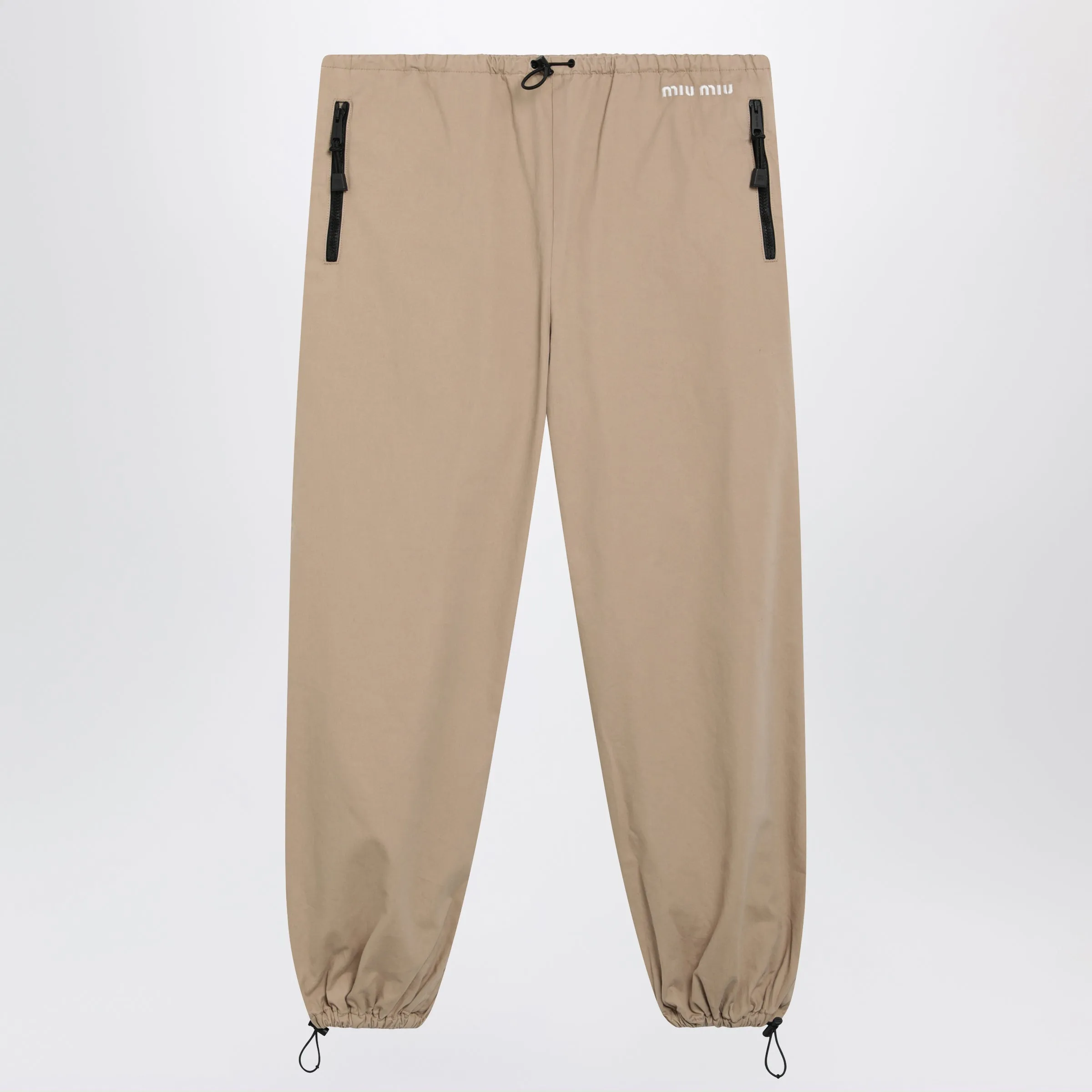 Beige Gabardine Pants sold by Wanan Luxury