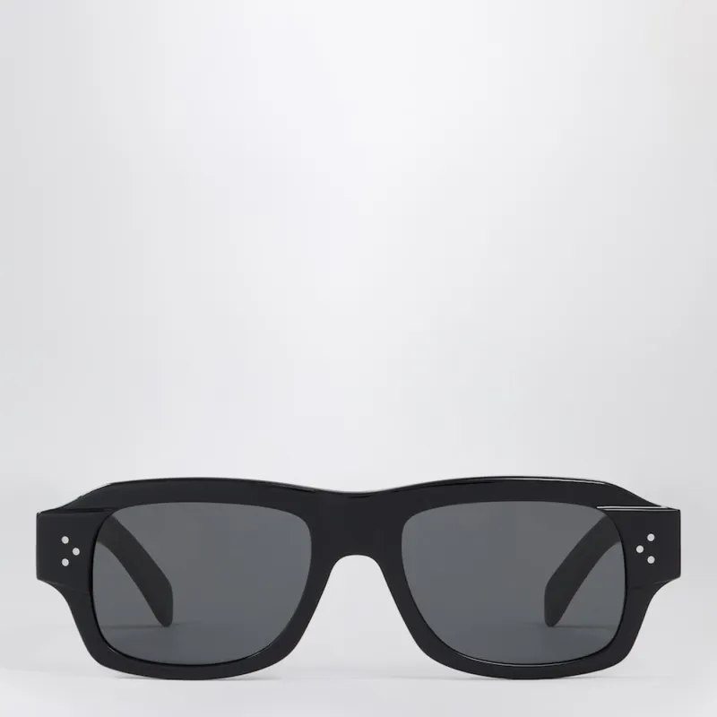 Black Frame 61 Sunglasses In Acetate made by Celine