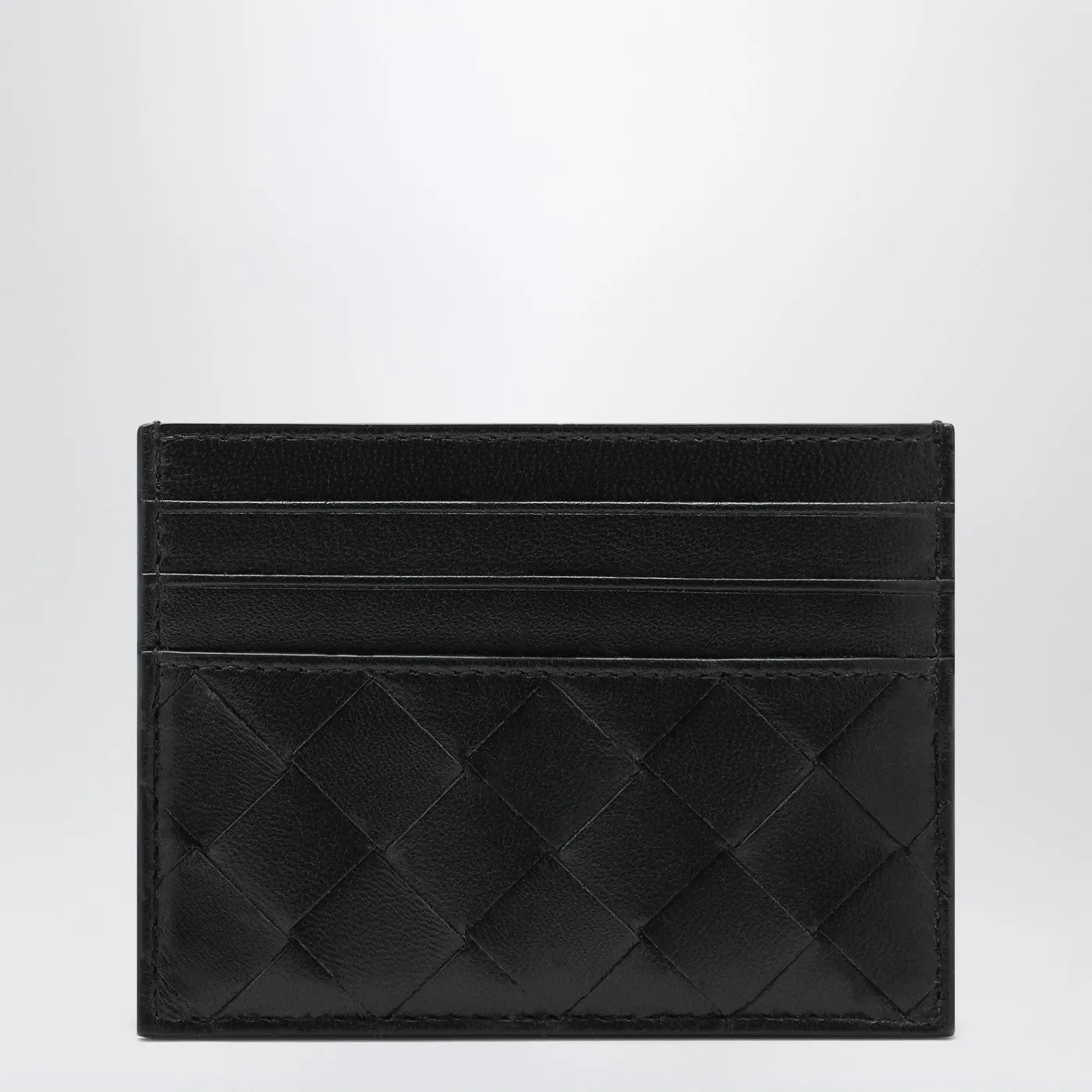 Black Card Holder In Intrecciato sold by Wanan Luxury product image thumbnail 2