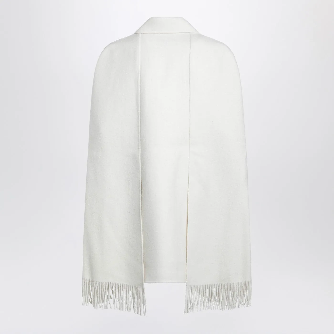 White Cape Jacket With Fringes sold by Wanan Luxury product image thumbnail 2