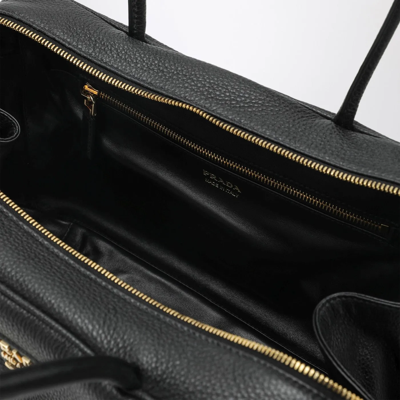 Large Duffle Bag In Black Leather sold by Wanan Luxury product image thumbnail 3