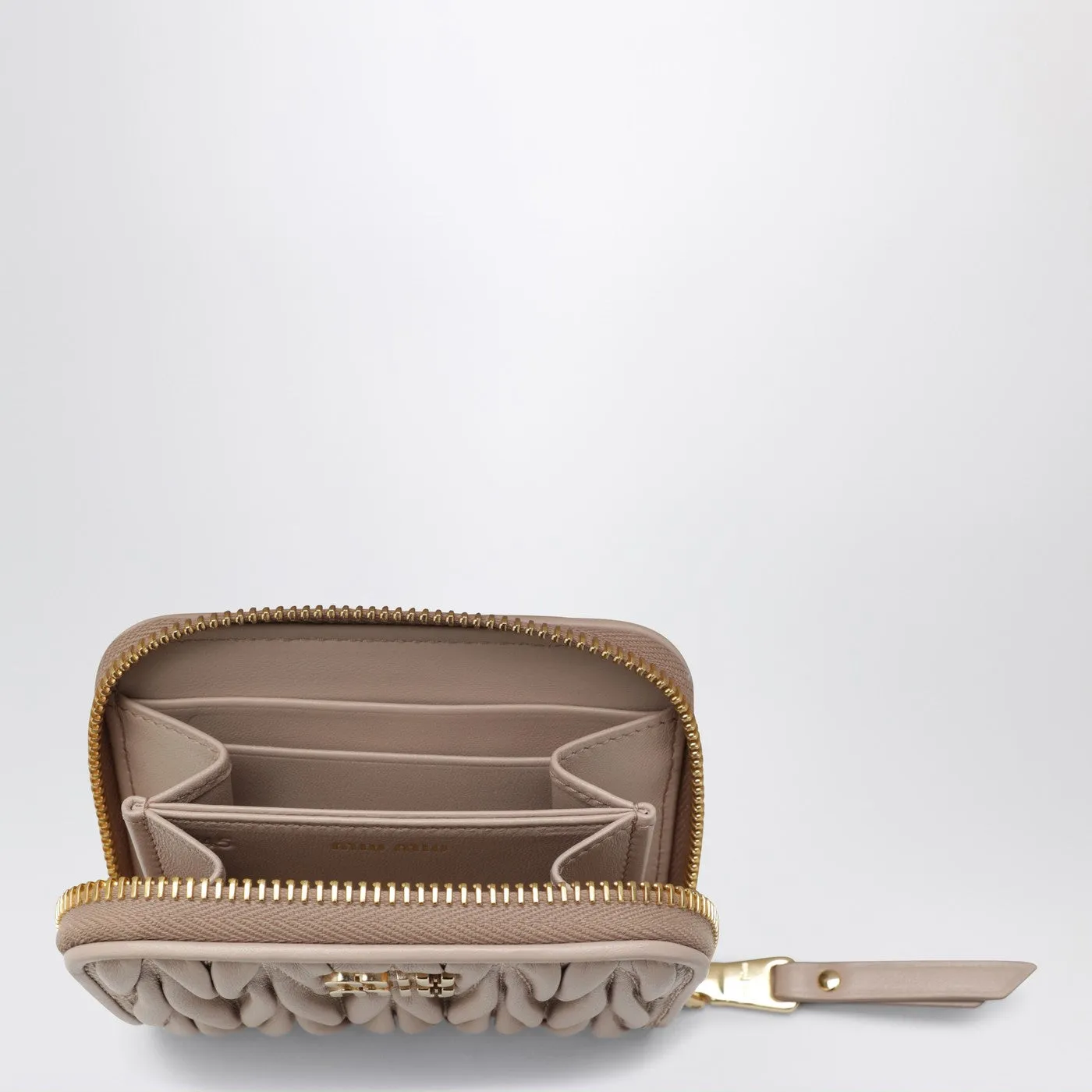Powder-Pink Matelassé Nappa Coin Purse sold by Wanan Luxury product image thumbnail 3