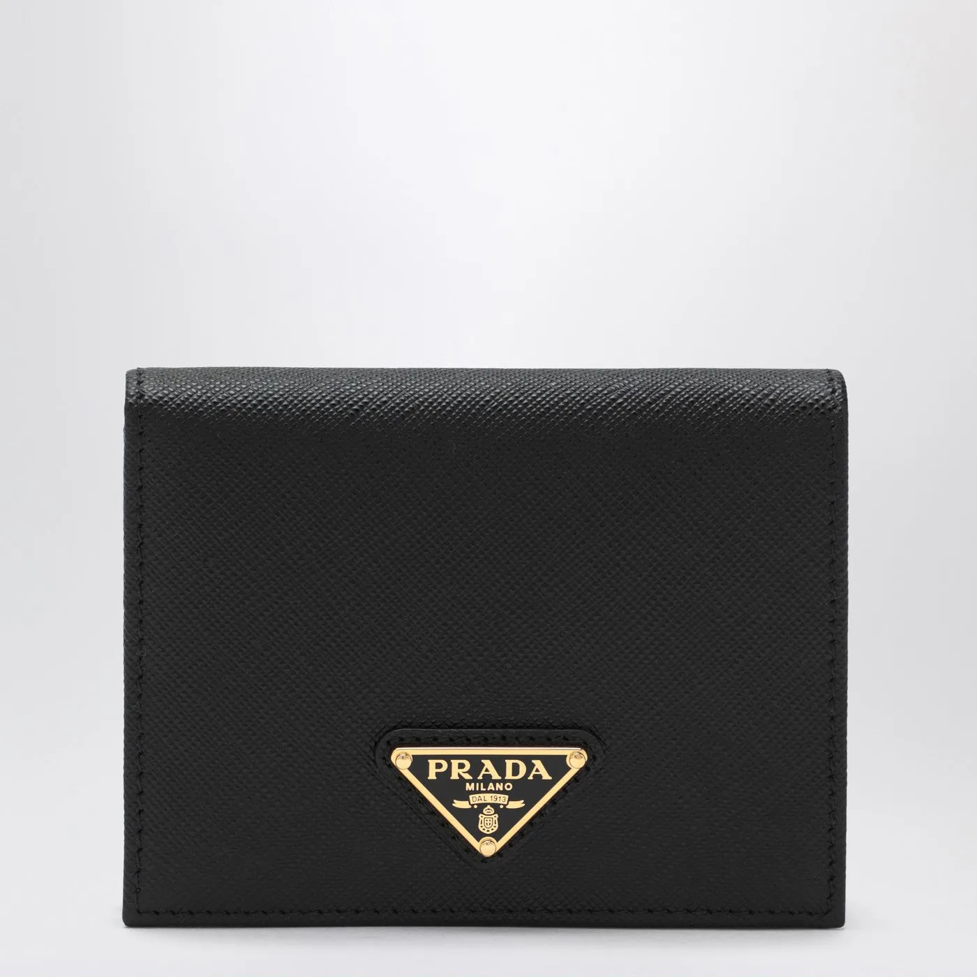 Black Saffiano Leather Small Wallet sold by Wanan Luxury