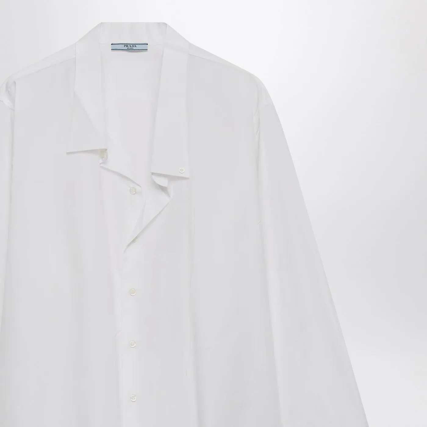 White Poplin Shirt sold by Wanan Luxury product image thumbnail 2