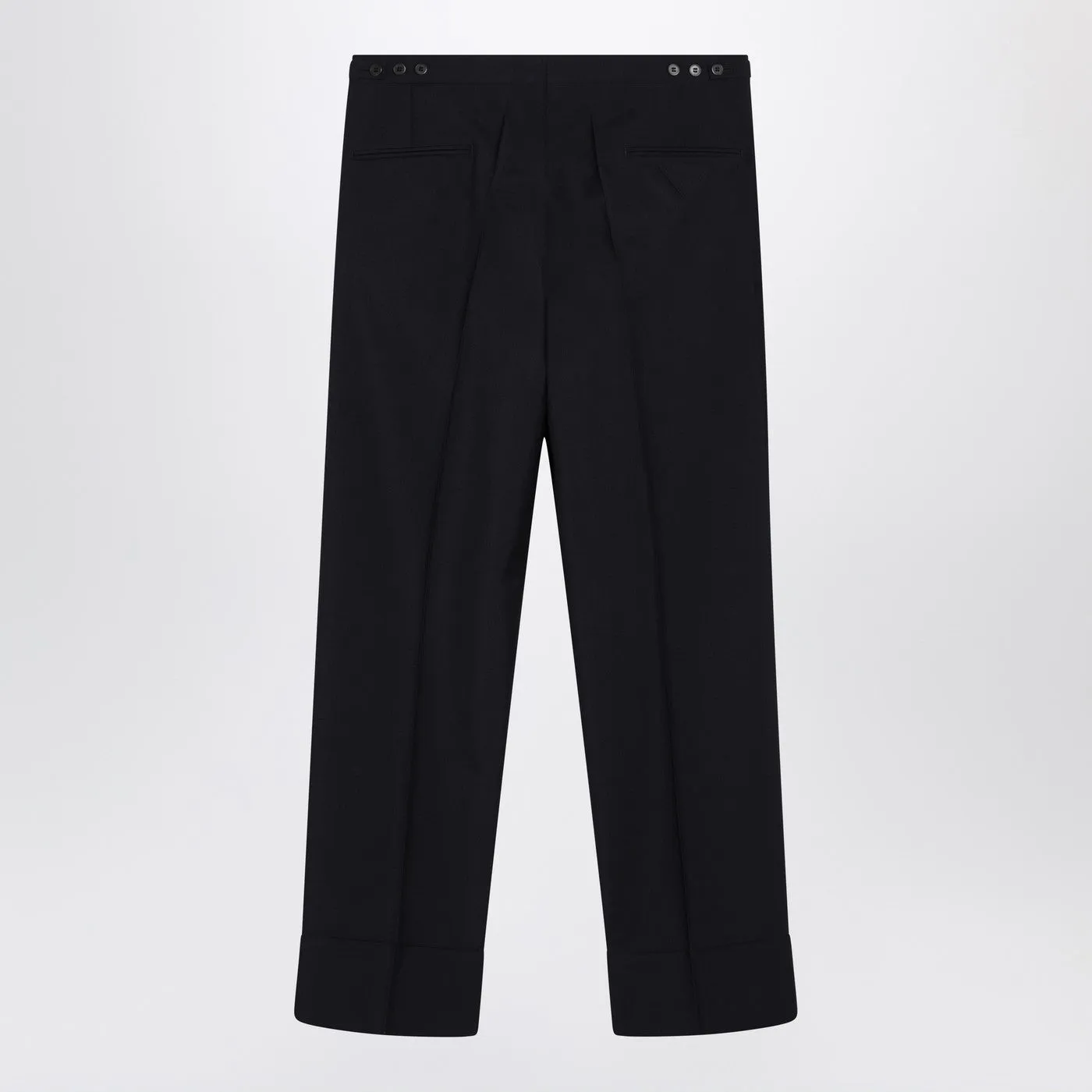 Blue Wool And Mohair Trousers sold by Wanan Luxury product image thumbnail 2