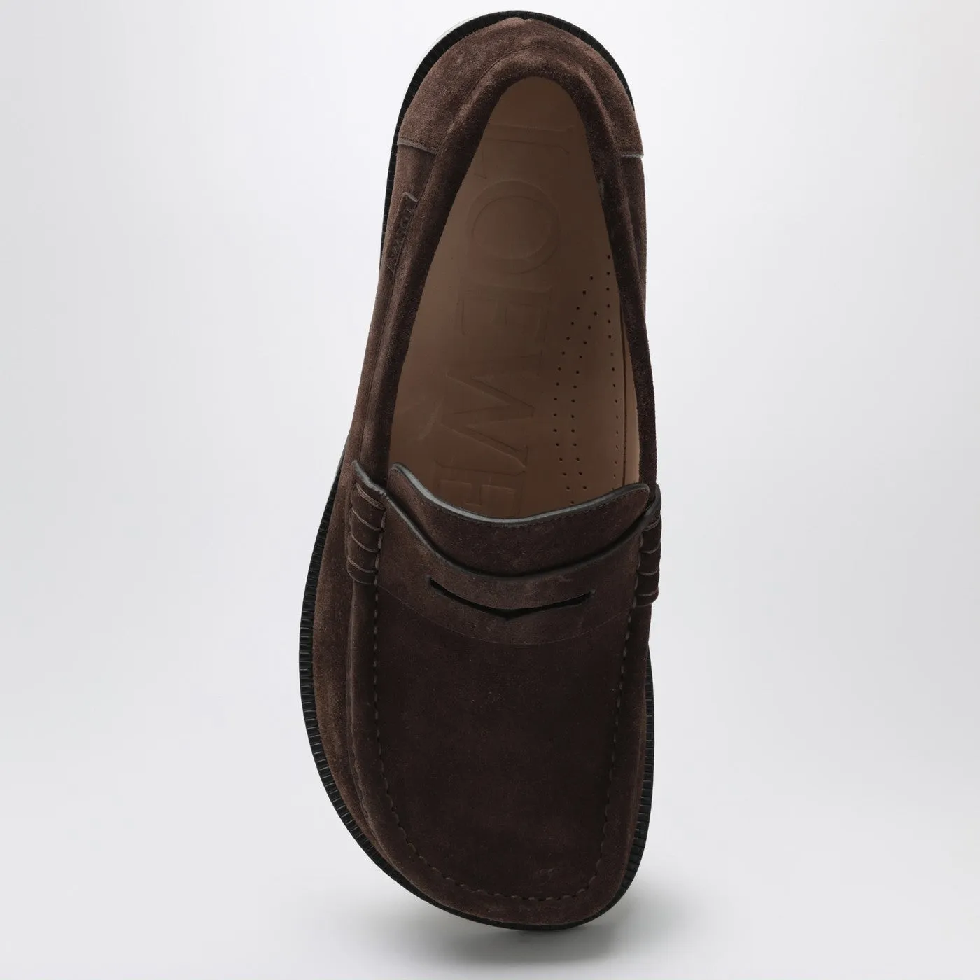 Campo Loafers In Brown Suede Calfskin sold by Wanan Luxury product image thumbnail 3