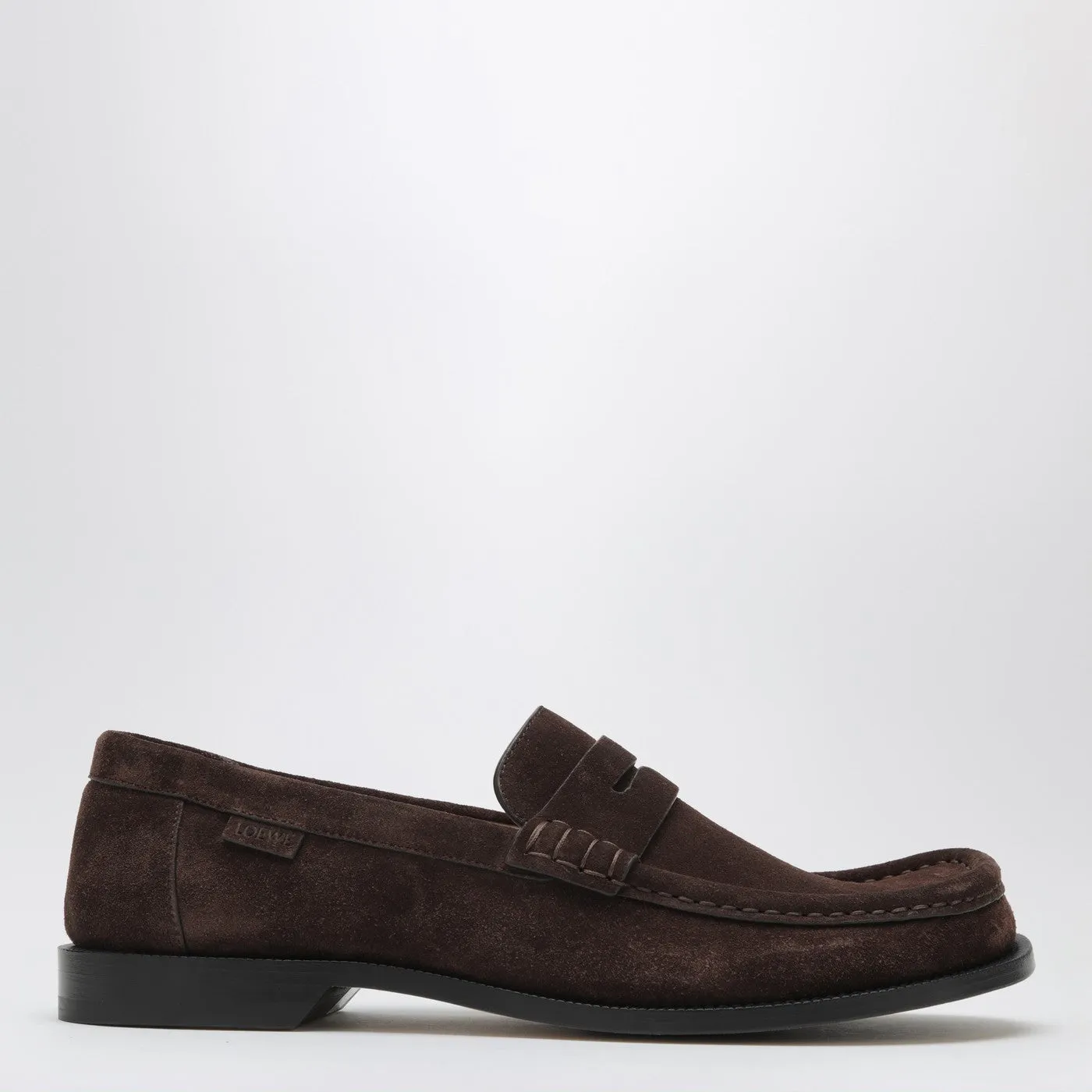 Campo Loafers In Brown Suede Calfskin sold by Wanan Luxury